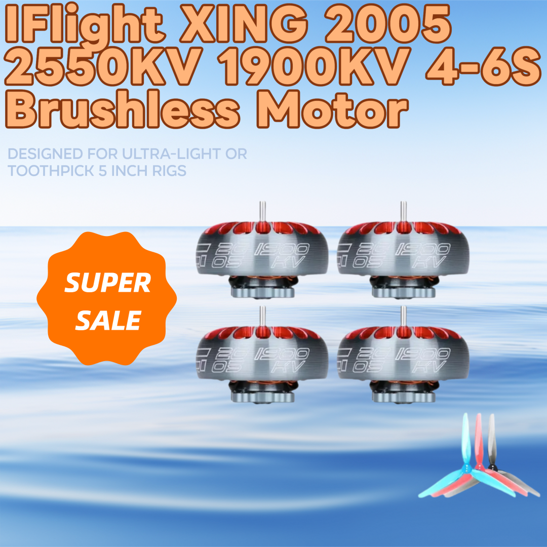 Drone Racing Motor - 4pcs/lot IFlight XING 2005 2550KV 1900KV