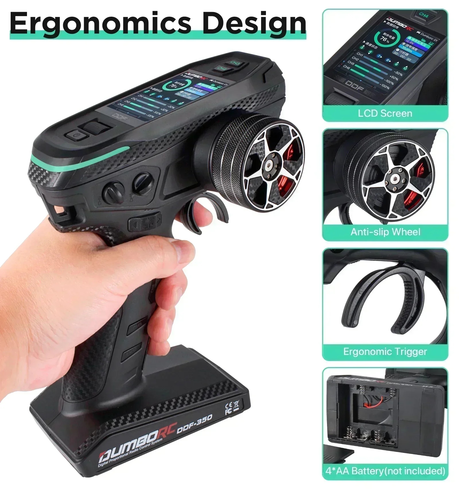 DUMBORC DDF-350 10CH RC Remote - Drone Racing Receiver 리뷰 및 가격