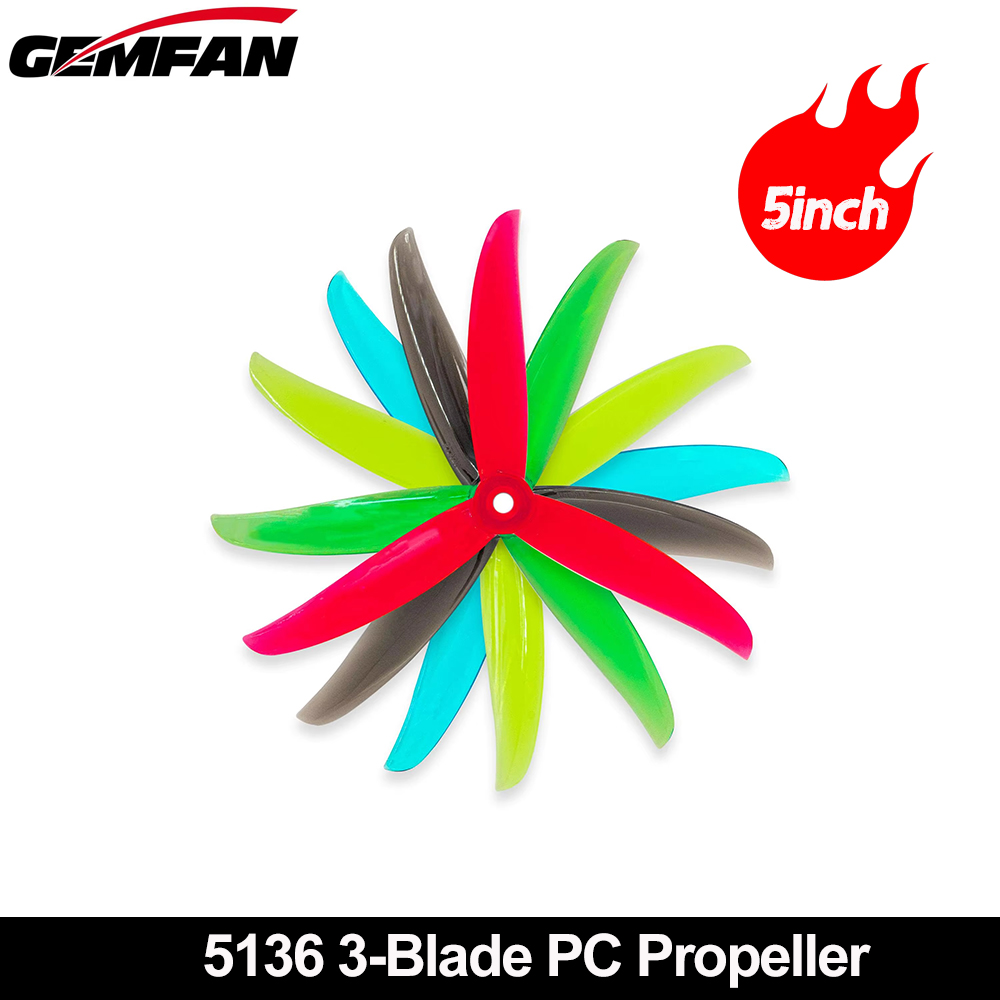 Gemfan VANOVER 5136 3 Blade PC - Drone Racing Propeller 리뷰 및 가격