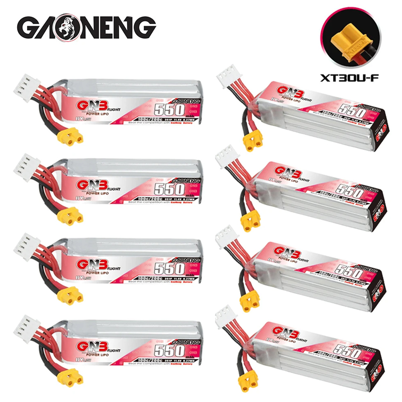 GNB HV 11.4V 550mAh 100C/200C  - Drone Racing Battery 리뷰 및 가격