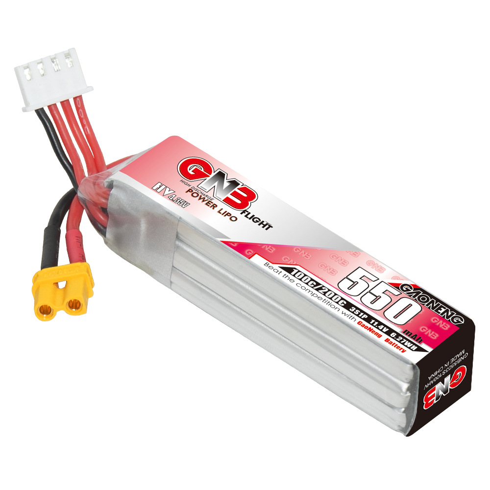 GNB HV 11.4V 550mAh 100C/200C  - Drone Racing Battery 리뷰 및 가격
