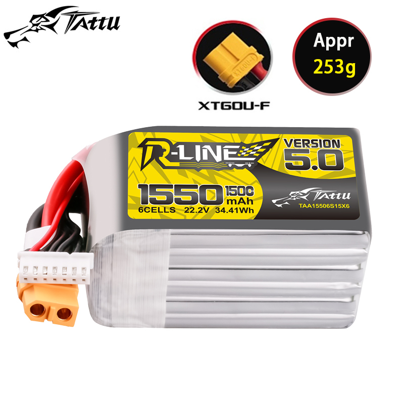 TATTU-R-LINE 5.0 22.2V 1550mAh - Drone Racing Battery 리뷰 및 가격
