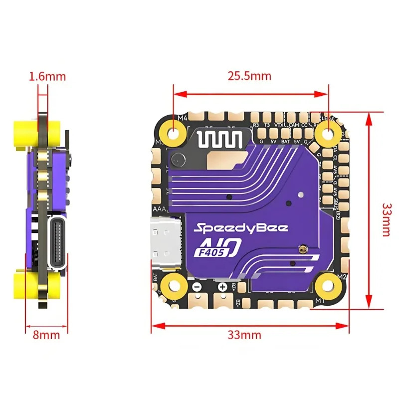 SpeedyBee F405 AIO Flight Cont - Drone Racing Flight Controller 리뷰 및 가격