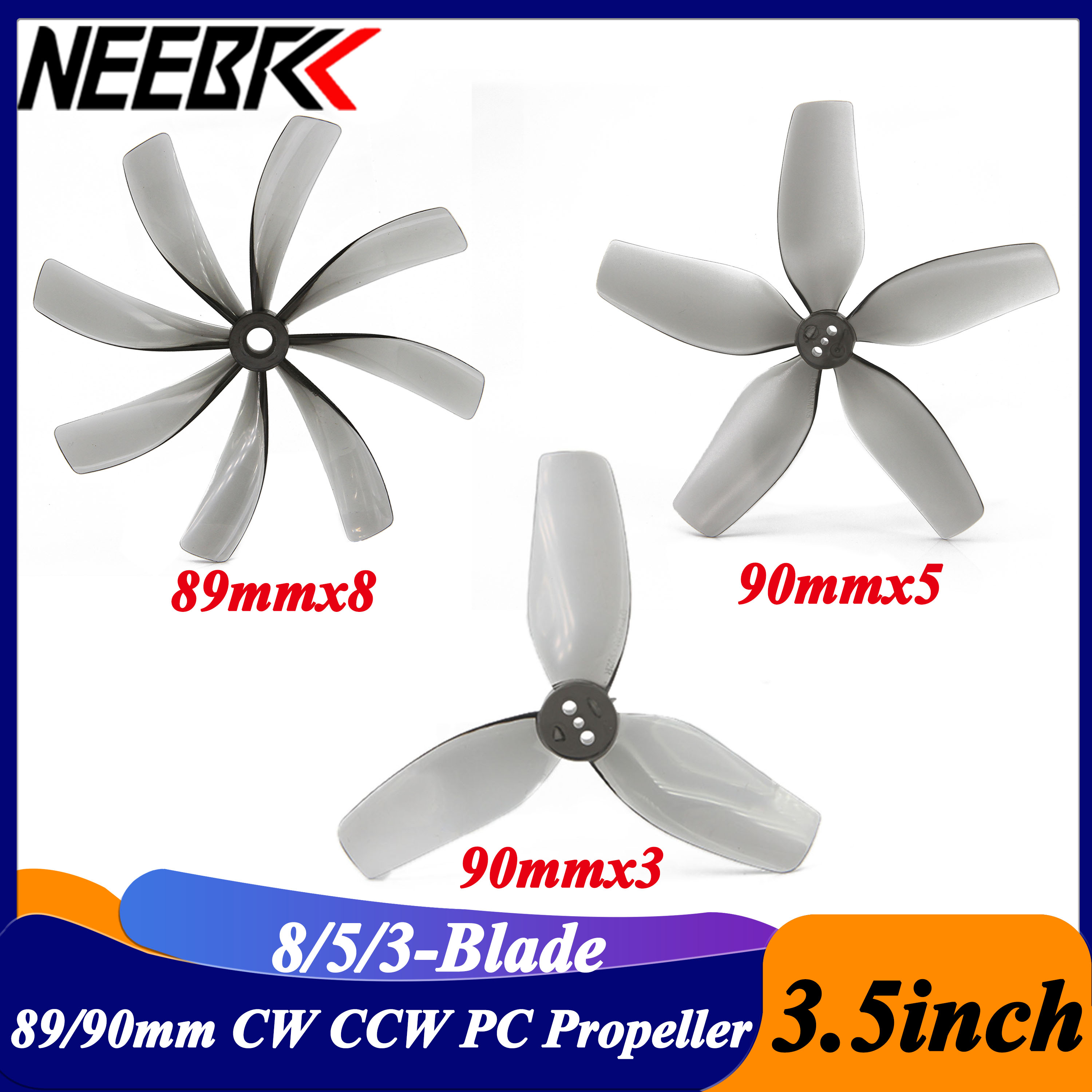 2Pairs 3.5inch 89x8 90x5 90x3  - Drone Racing Frame 리뷰 및 가격