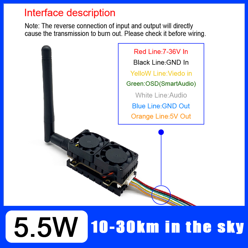 Long Range 5.8GHz 5.5W Video T - Drone Racing Frame 리뷰 및 가격