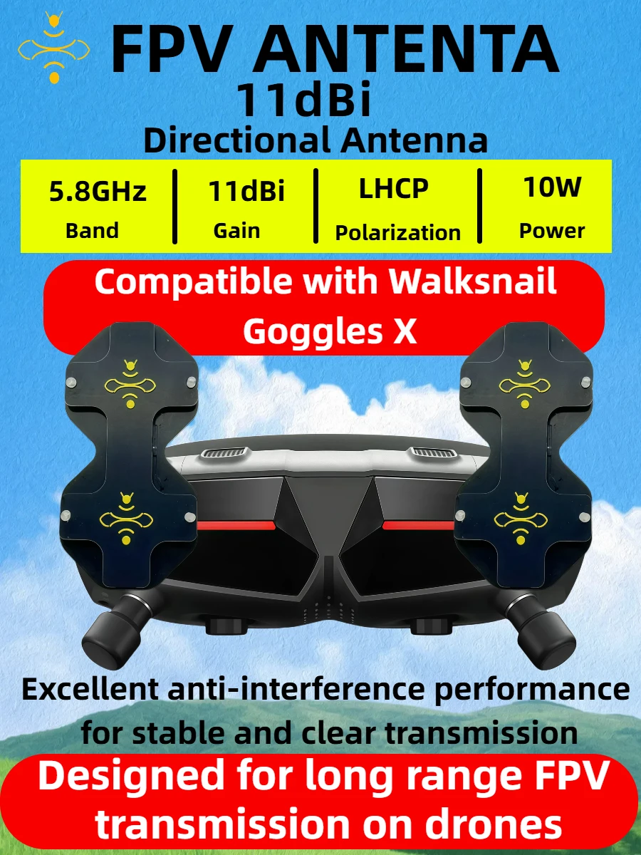11dBi High Gain LHCP 5.8GHz Di - Drone Racing Goggles 리뷰 및 가격